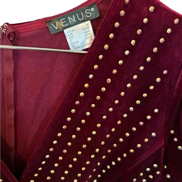 BRAND NEW - Velvet and sequin NEW YEARS party dress -Sz M - Picture 7 of 8